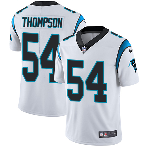 Nike Panthers #54 Shaq Thompson White Youth Stitched NFL Vapor Untouchable Limited Jersey